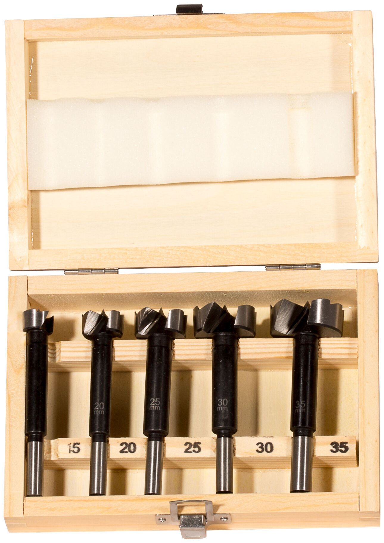 Forstner drill bit top set